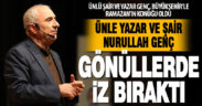 Ünlü şair ve yazar Genç, Büyükşehir’le Ramazan’ın konuğu oldu