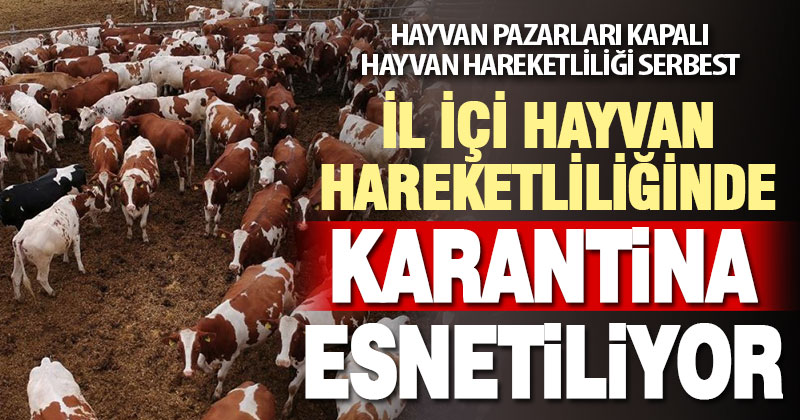 Şap hastalığı ile mücadele esnetiliyor
