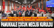 Pamukkale Belediyesi Kent Konseyi Çocuk Meclisi genel kurulunu gerçekleştirdi