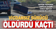 Otomobilin çarpıp kaçtığı yayanın cesedi yol kenarında bulundu