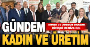 Tarım ve Orman Bakanı Vahit Kirişci, Denizli’de