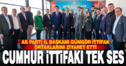 Ak Parti İl Başkanı Güngör ittifak ortaklarını ziyaret etti