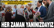 Ak Parti İl Başkanı Yücel Güngör, KYK yurtlarındaki depremzedeleri ziyaret etti