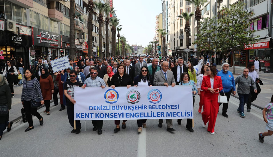 Denizli’de Engelliler Haftası kutlanıyor