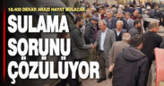 Milletvekili Şahin Tin: Çal’da sulama suyu sorunu çözülüyor
