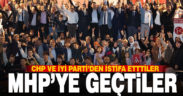 Denizli’de CHP ve İYİ Parti’den istifa eden 324 kişi MHP’ye katıldı
