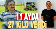 Programa uyup 11 ayda 27 kilo zayıfladı