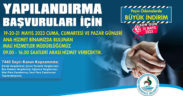 Pamukkale’de yapılandırma tatilde de sürecek