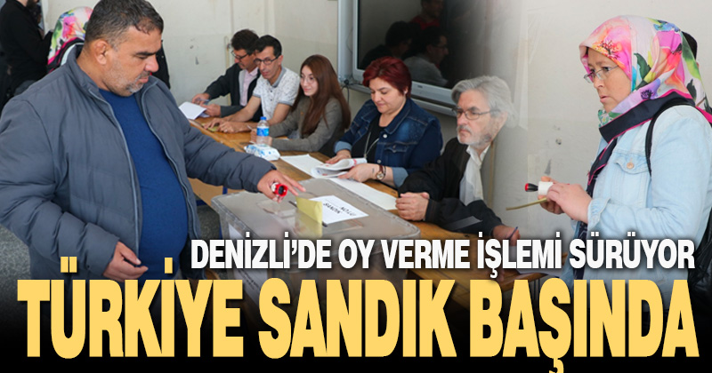 Türkiye sandık başında