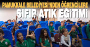 PAMUKKALE BELEDİYESİNDEN ÖĞRENCİLERE SIFIR ATIK EĞİTİMİ
