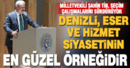 Milletvekili Şahin Tin, seçim çalışmalarını sürdürüyor