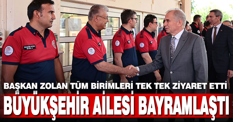 Büyükşehir ailesi bayramlaştı
