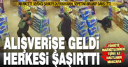 Markette sevdiği şarkıyı duyan neşeli kadın, alışveriş sepetini bırakıp dans etti