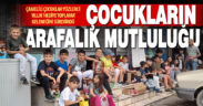 Çocuklar kadim gelenek arafalığı yaşattı