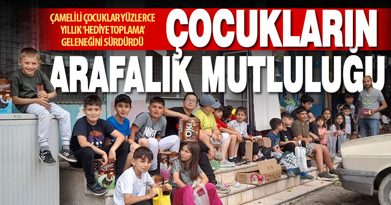 Çocuklar kadim gelenek arafalığı yaşattı
