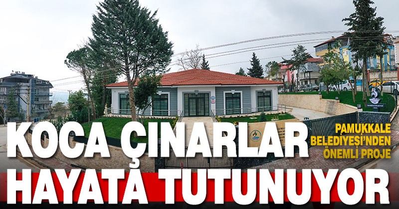 Pamukkale Belediyesi’nden yaşlılar için önemli proje