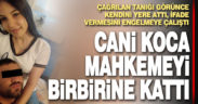 Cani koca mahkemeyi birbirine kattı