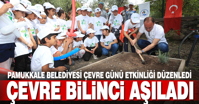 Pamukkale Belediyesi Kavakbaşı Doğa ve Fen Okulu’nda Çevre Günü etkinliği düzenledi