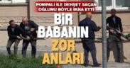 Tartıştığı kişiye sinirlenince pompalı tüfekle sokağı esir aldı