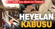 Denizli’de heyelan kabusu: iki ev hasar aldı