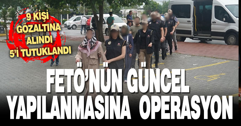Denizli’de FETÖ’nün güncel yapılanmasına düzenlenen operasyonda 5 kişi tutuklandı