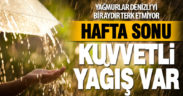 Yerel kuvvetli yağışlar hafta sonu etkisini sürdürecek