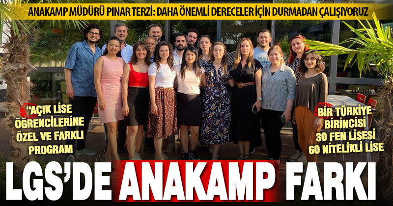 LGS’ye Anakamp ile hazırlananlar kazandı: Türkiye birincisi Anakamp’tan