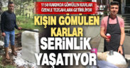 1150 rakıma gömülen kar, yazın serinliğe dönüşüyor