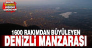 Denizli’yi gece seyretmek için 1600 rakıma çıktılar