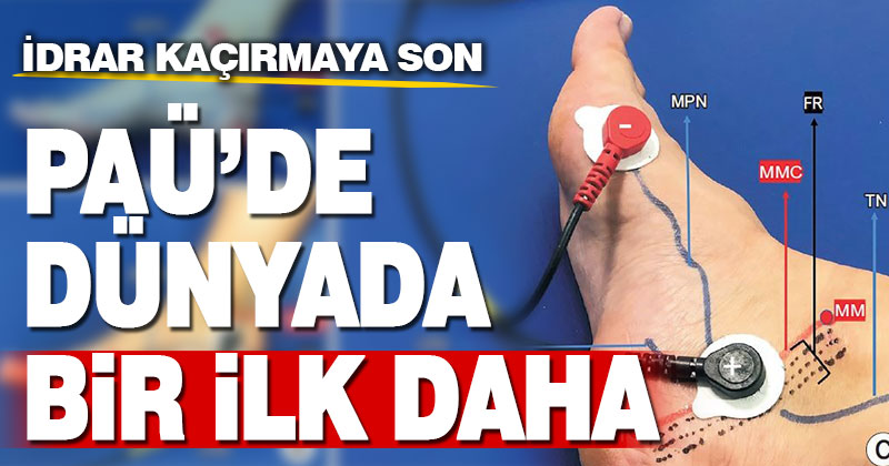 İdrar kaçırmada PAÜ Tıp Fakültesi’nden dünyada ilk