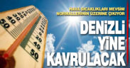 Denizli’de hava sıcaklığı mevsim normallerinin üzerine çıkıyor