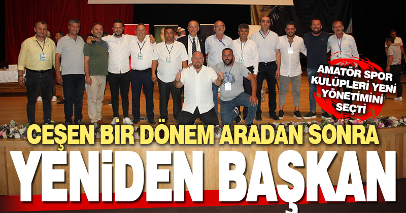 Amatör spor kulüpleri yeni yönetimini seçti