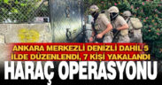 Ankara merkezli haraç operasyonunda 7 gözaltı