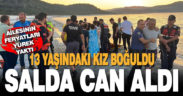 13 yaşındaki kız Salda Gölü’nde boğuldu