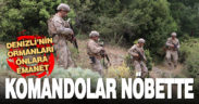 Komandolar orman nöbetinde