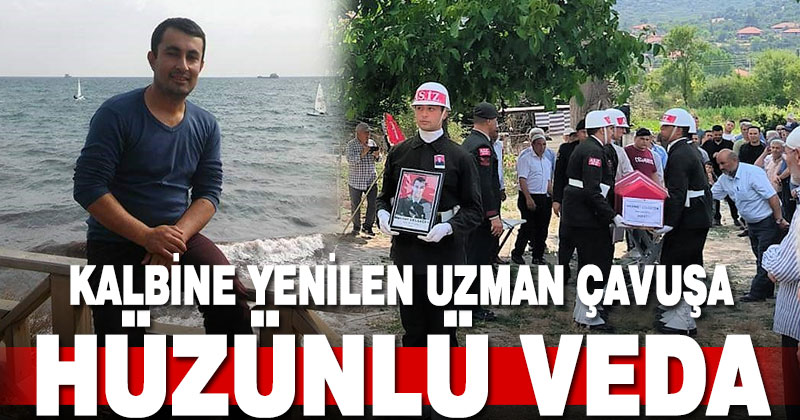 Kalp krizi sonucu hayatını kaybeden asker, törenle toprağa verildi
