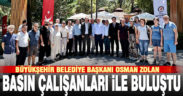 Başkan Osman Zolan basın çalışanları ile buluştu