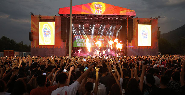 Denizlili gençler festival ile coştu
