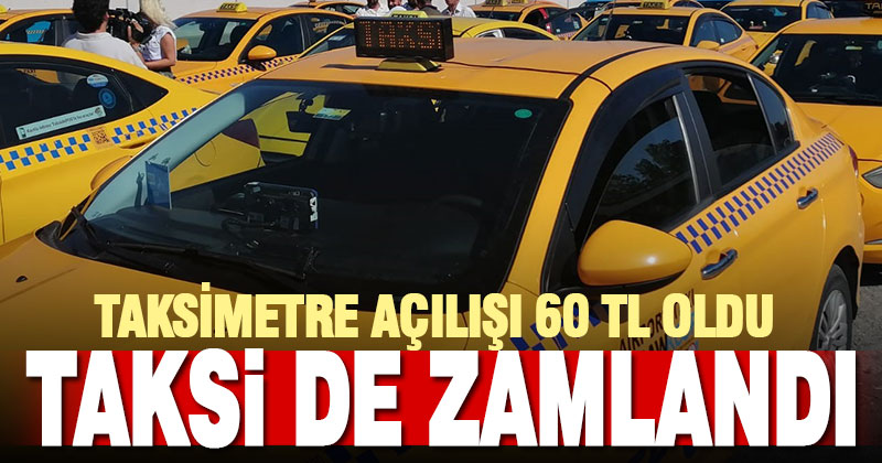 Denizli’de taksi ücretlerine zam