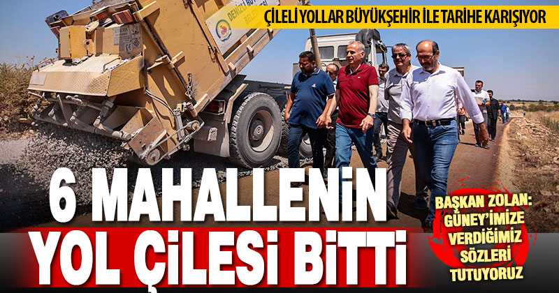 6 mahalleyi birbirine bağlayan yol güvenli ve konforlu bir hale geldi