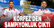 Büyükşehir sporcularından yüzmede bir altın bir gümüş madalya