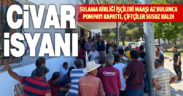 Maaşı düşük bulan civarlar vanayı kapattı, çiftçi susuz kaldı