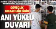 Göveçlik’in anı yüklü kıraathane duvarı zaman yolculuğu yaşatıyor