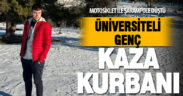 Motosikletle şarampole düşen üniversite öğrencisi hayatını kaybetti