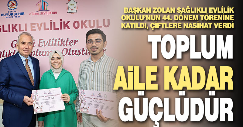 Evlilik Okulu’nda 44. dönem mutluluğu