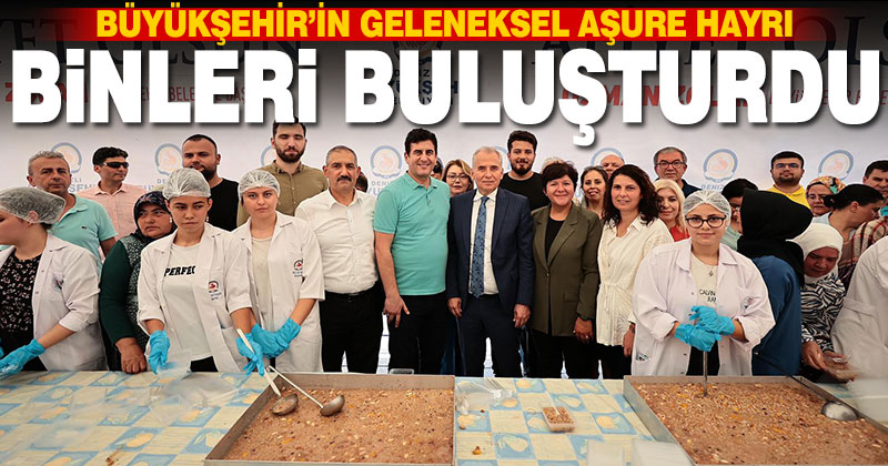 Denizlililer, Büyükşehir’in aşure hayrında buluştu
