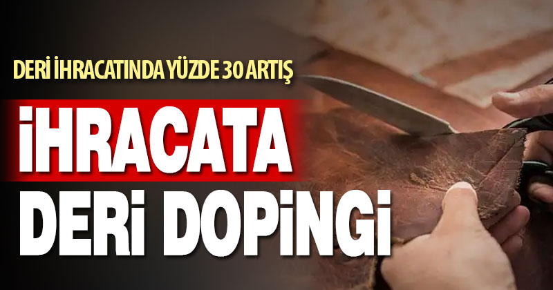 Denizli’nin deri ihracatında yüzde 30 artış