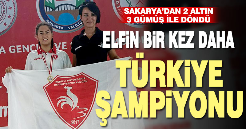 Büyükşehirli Elfin’den bir Türkiye Şampiyonluğu daha