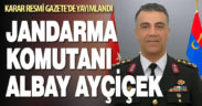 Denizli’nin yeni İl Jandarma Komutanı Albay Hıdır Ayçiçek