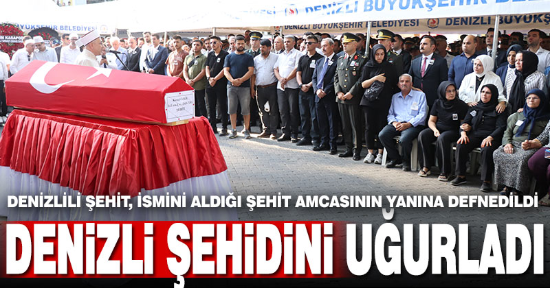 Şehit Uzman Çavuş Kemal Özek, 42 yıl önce şehit olan ismini aldığı amcasının yanına defnedildi